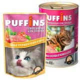 Puffins ПАУЧ д/кошек Ягненок в соусе 100гр*24