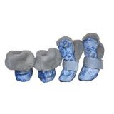 Ко-1038/09583 OSSO Ботинки для собак на меху р.XS*4