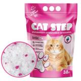 20363016 Cat Step Наполнитель Впитывающий силикагелевый Arctic Pink, 3,8л*8