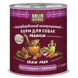 ЦБ-00003344 SOLID NATURA Premium Консервированный корм д/собак Потрошки говяжьи 240гр*12
