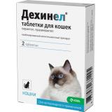 #(С)(Л)Дехинел Плюс 81425 антигельминтик д/кошек 2таб 30%