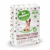 My Puppy 32924 WC Пеленка-туалет впитывающая ультратонкая гелевая 60*40*10шт