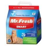 F601 Mr. Fresh Наполнитель для короткошерстных кошек 4,5л 2,1кг*4