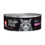 Зоогурман 16784 Grain Free кон.д/кошек Индейка 100г*12