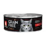 Зоогурман 16807 Grain Free кон.д/кошек Утка 100г*12
