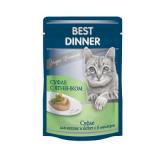 63594 Best Dinner Мясные деликатесы пауч д/кошек Суфле С Ягненком 85гр*24