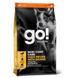 Корм сухой для щенков и собак GO! 42307/06057 SKIN+ COAT с цельной Уткой и овсянкой 5,44кг СРОК 06.07.2024