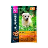 02AL908 ALL PUPPIES Корм конс. д/щенков Тефтельки с Индейкой в соусе, пауч, 85гр*28