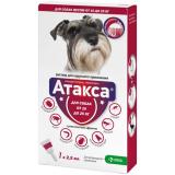 #(С)(Л)Атакса Капли д/собак от 10 до 25кг от блох и клещей 1пипетка*2,5мл 30%