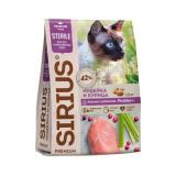 45359/6214 SIRIUS сух.д/стерилизованных кошек Индейка и Курица 1,5 кг *6