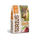(Б)5397 SIRIUS сух.д/стерилизованных кошек Утка с клюквой 10 кг