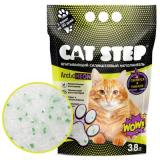 20363021 Cat Step Наполнитель впитывающий силикагелевый Arctic Neon, 3,8л *8