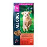 #52AL959 ALL DOGS Корм сухой д/взр. собак с говядиной и овощами, пп, 13кг+2кг