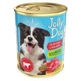 Зоогурман 31195 Jolly Dog кон.д/собак Телятина с языком 350гр*12