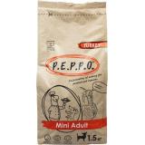 PEPPO Сухой корм д/собак Mini Adult Индейка 1,5кг*6