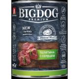 #(С)37022 Зоогурман BIG DOG Premium кон.д/собак Телятина с сердцем 850г*6 15%
