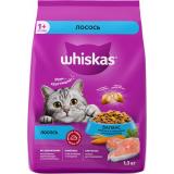 10405153 Whiskas сух.подушечки/паштет лосось 4*1.3кг