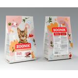 08033 ZOONIK KITTEN сух.д/котят Мясное ассорти 2кг