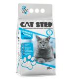 20313038 Cat Step Наполнитель комкующийся минеральный Compact White Original, 10л*2