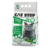 20313028 Cat Step Наполнитель комкующийся минеральный Compact White Aloe Vera, 5л*4