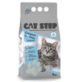 20313045 Cat Step Наполнитель комкующийся минеральный Compact Grey Original, 4кг*4