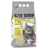 *20313047 Cat Step Наполнитель комкующийся минеральный Compact Grey Summer Field, 4кг*4