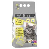 *20313048 Cat Step Наполнитель комкующийся минеральный Compact Grey Summer Field, 8кг*1