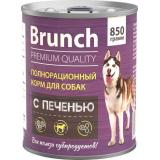 *Бранч 33888 кон.д/собак с Печенью 850г